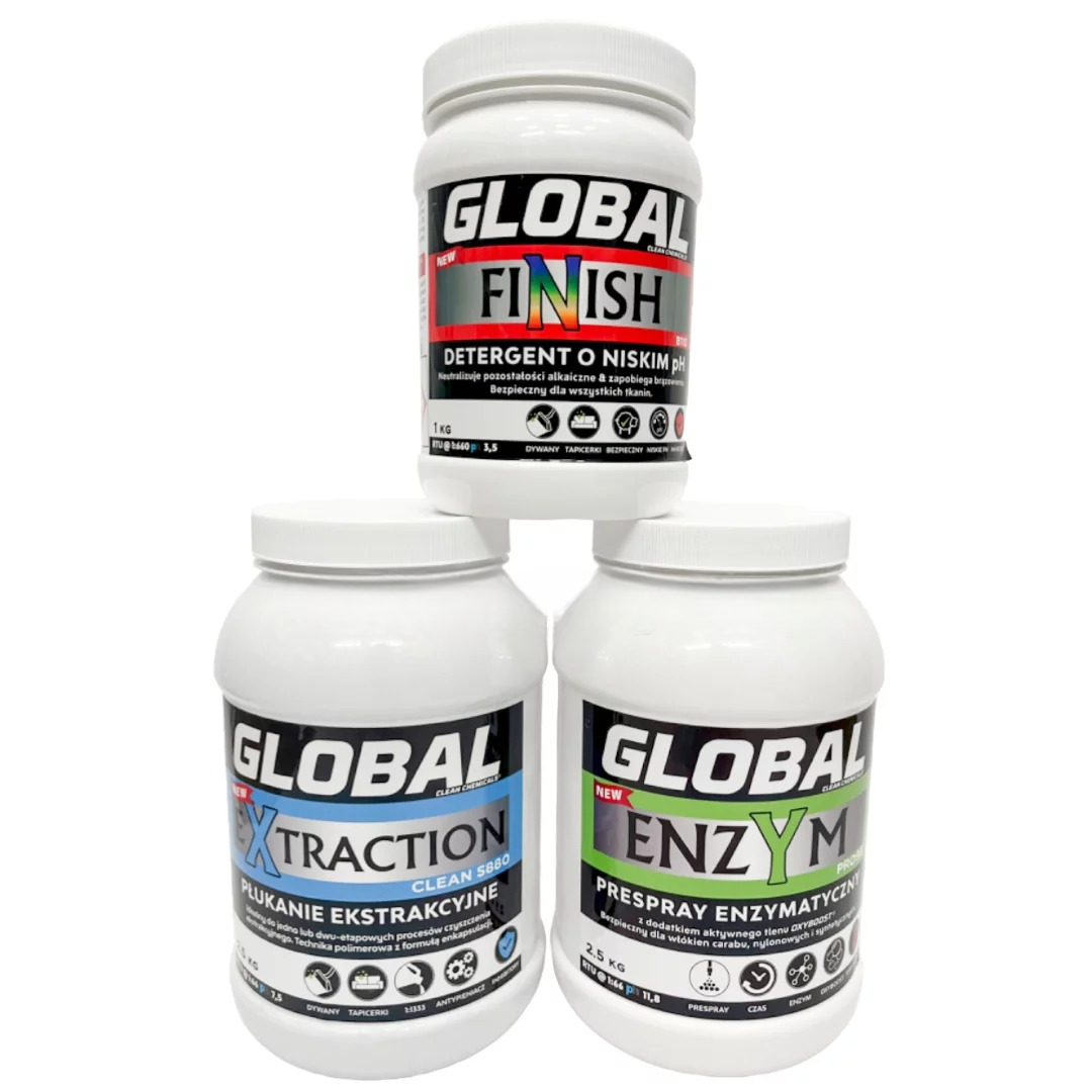 Набор химии Global для химчистки мебели и ковров