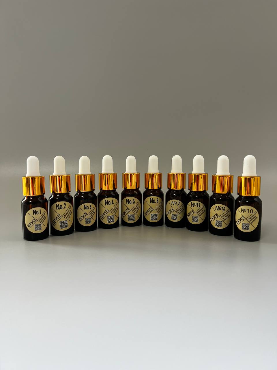 Набор отдушки-ароматизаторы после химчистки Бриз (10 по 10мл)