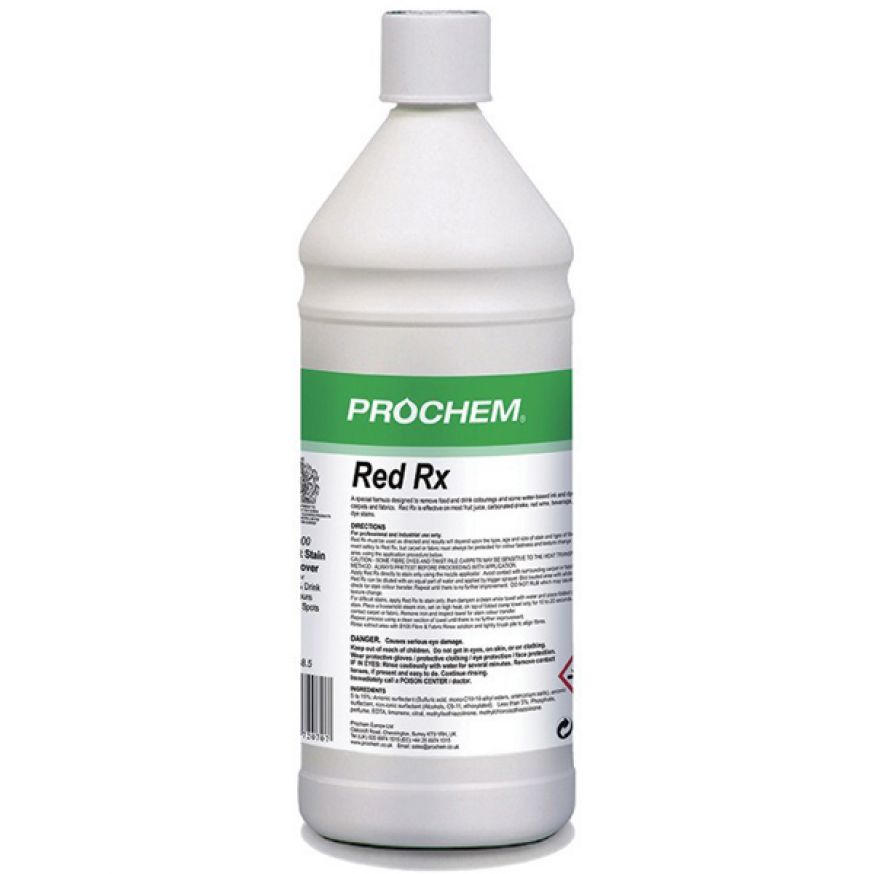 Пятновыводитель Prochem Red RX пятен на основе пищевых красителей, соков, красного вина
