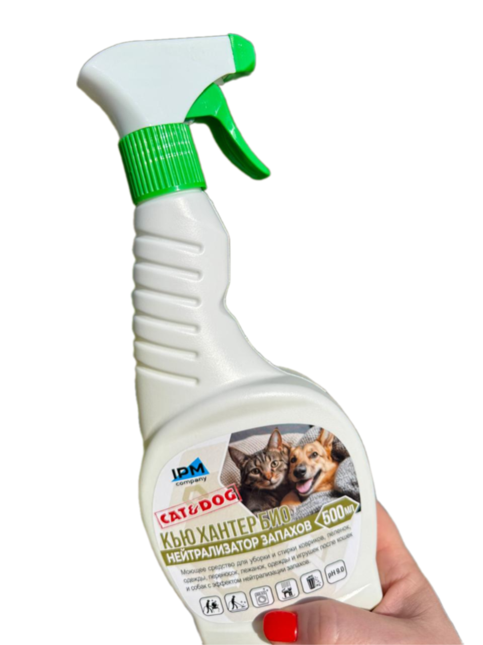 Нейтрализатор запахов Кью Хантер Био Cat end Dog