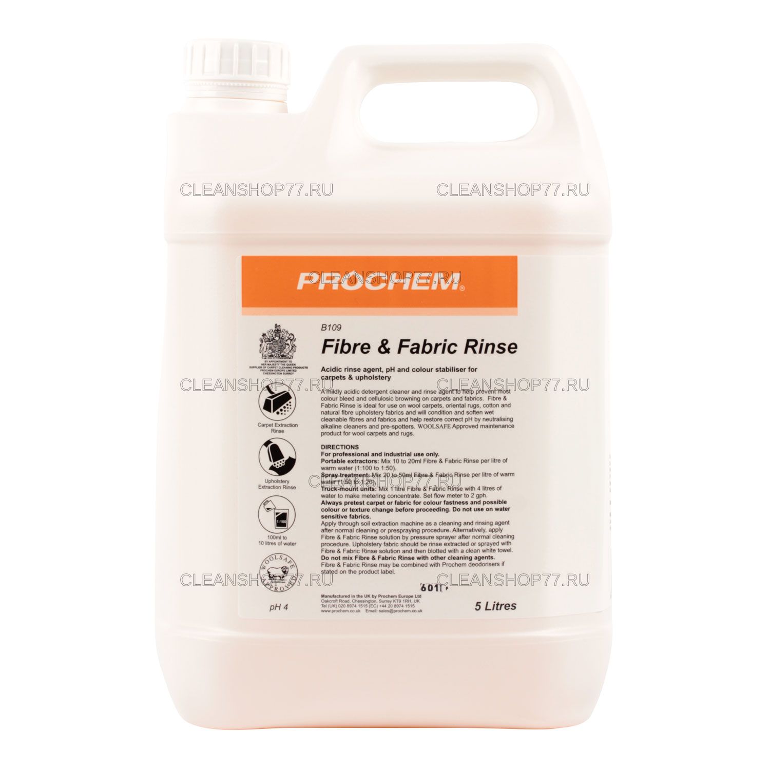 Ополаскиватель для ковров и мебели Prochem Fibre & Fabric Rinse