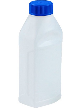 Бутыль прямоугольная с пробкой п/э 0,5л